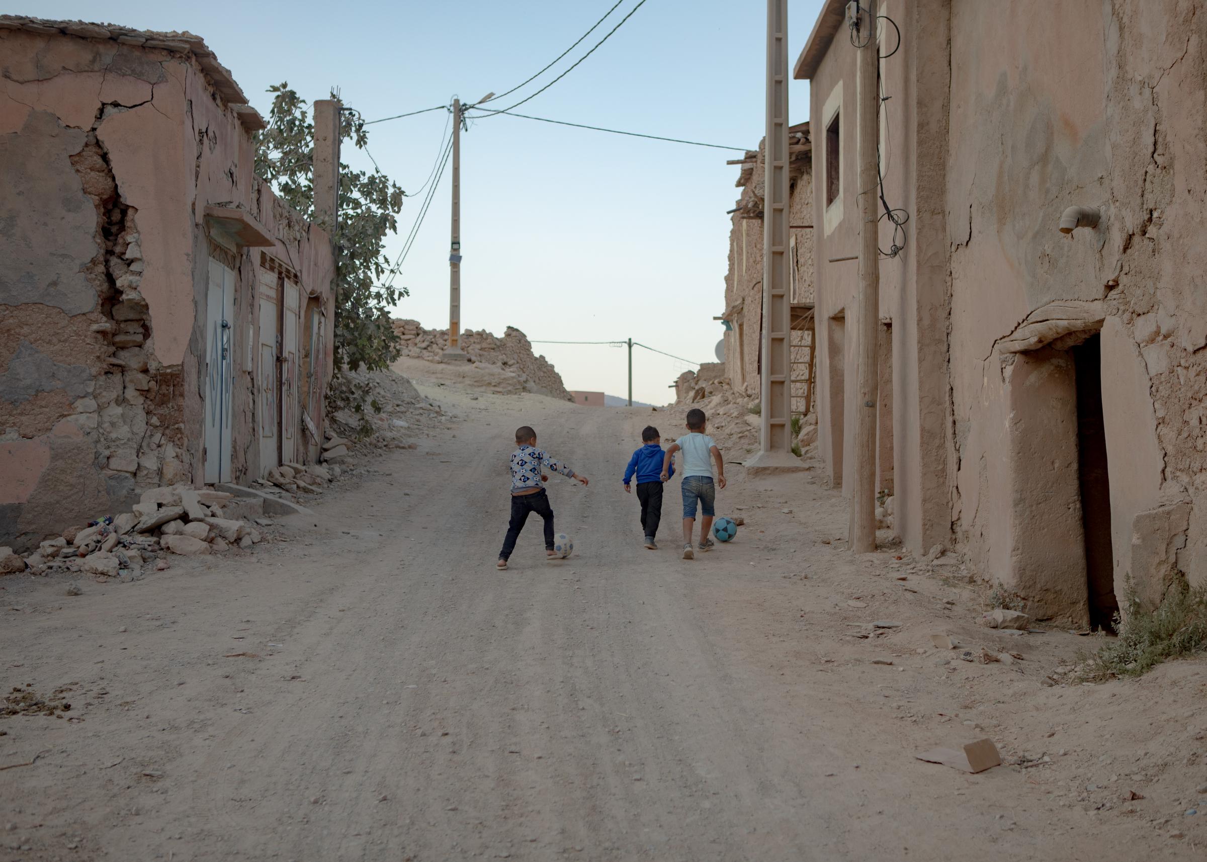 Standstill. The aftermath of the earthquake in Morocco - 