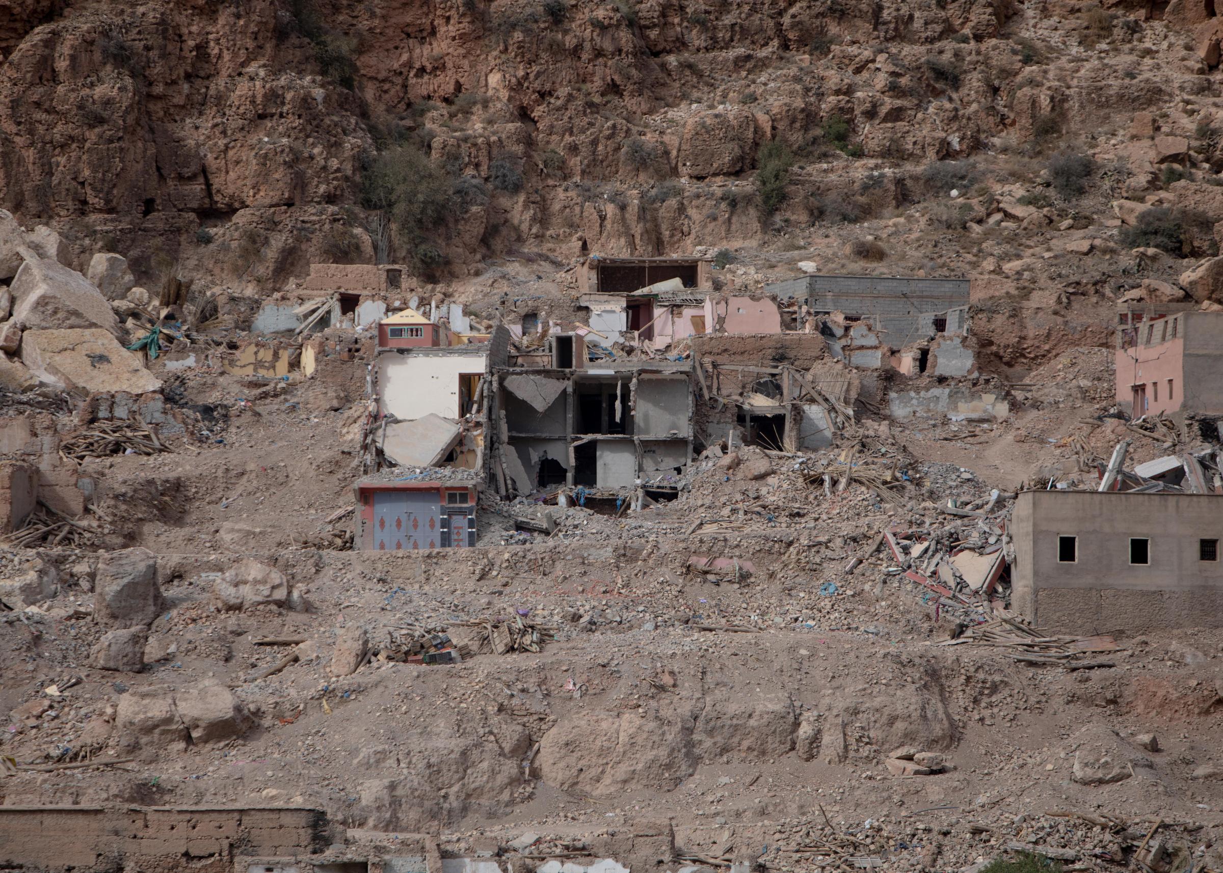Standstill. The aftermath of the earthquake in Morocco - 