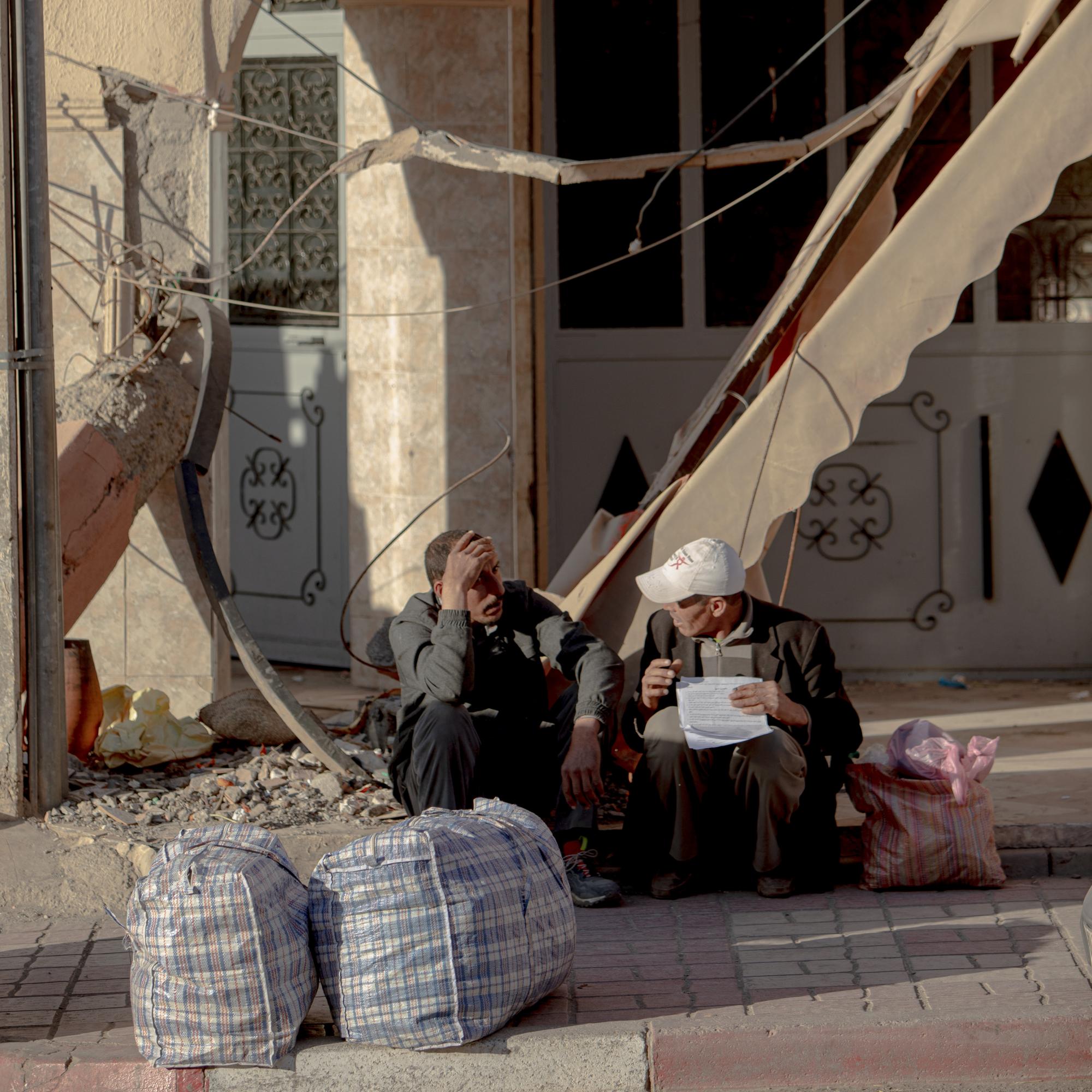 Standstill. The aftermath of the earthquake in Morocco - 