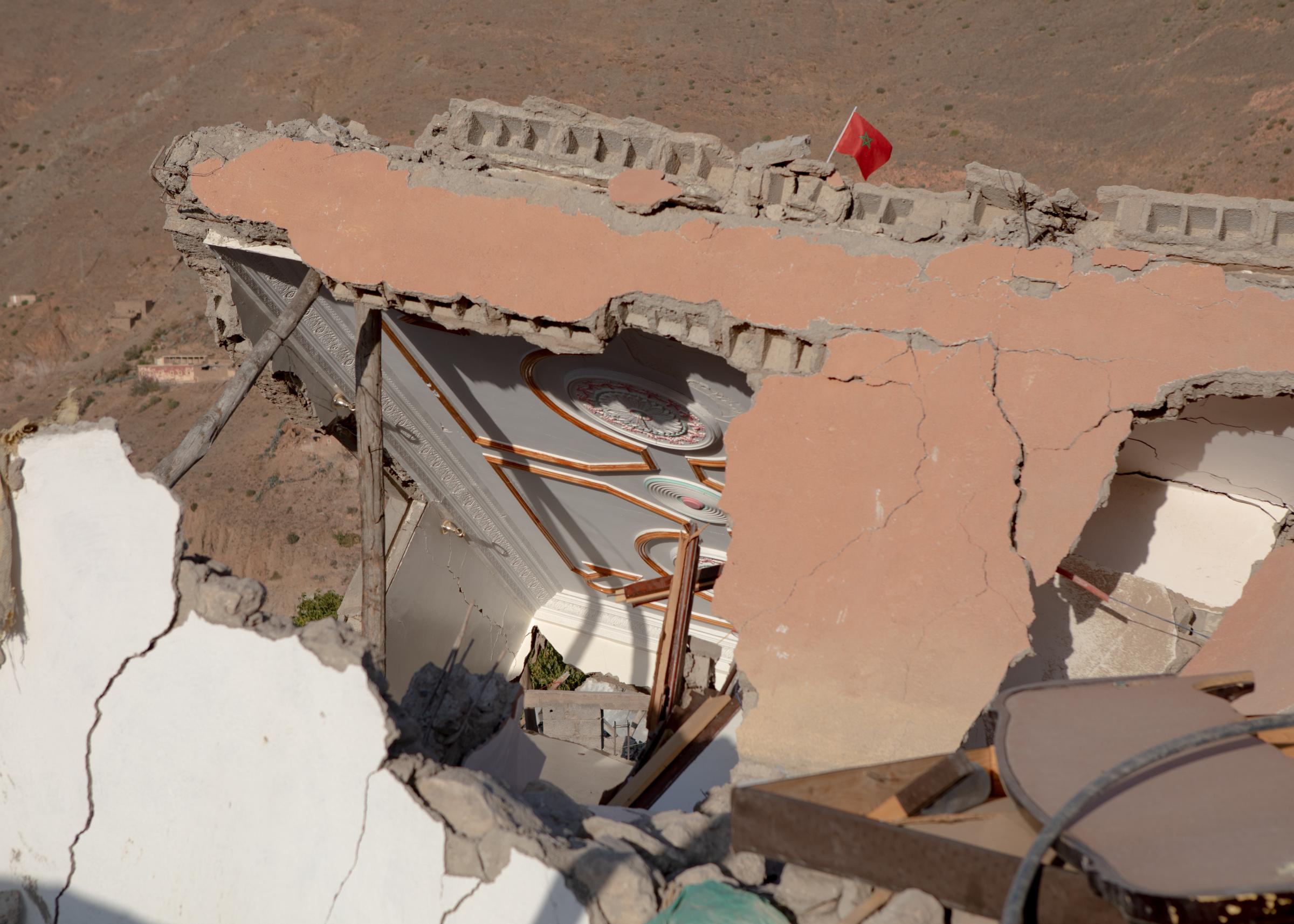 Standstill. The aftermath of the earthquake in Morocco - 
