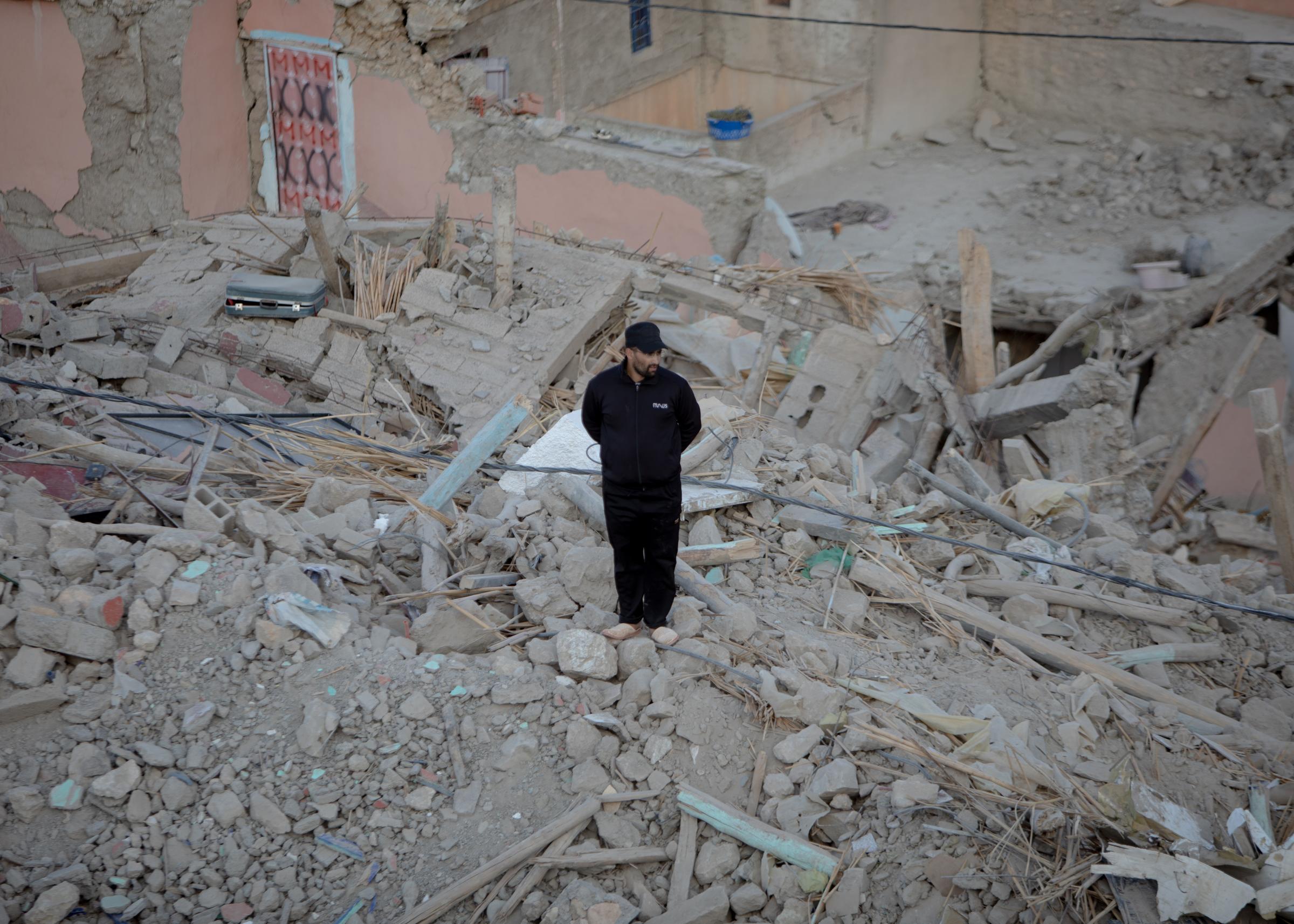 Standstill. The aftermath of the earthquake in Morocco - 