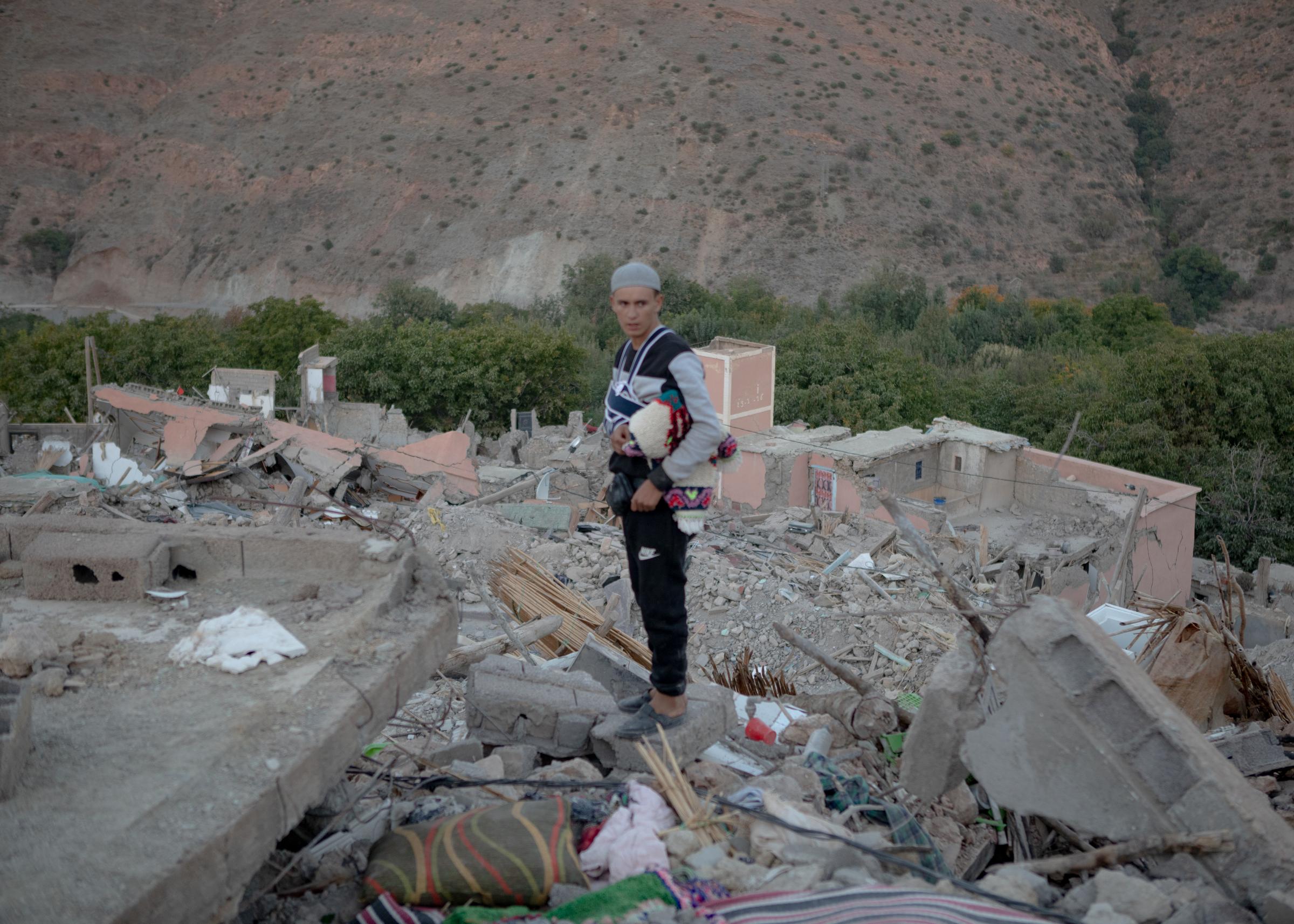 Standstill. The aftermath of the earthquake in Morocco - 