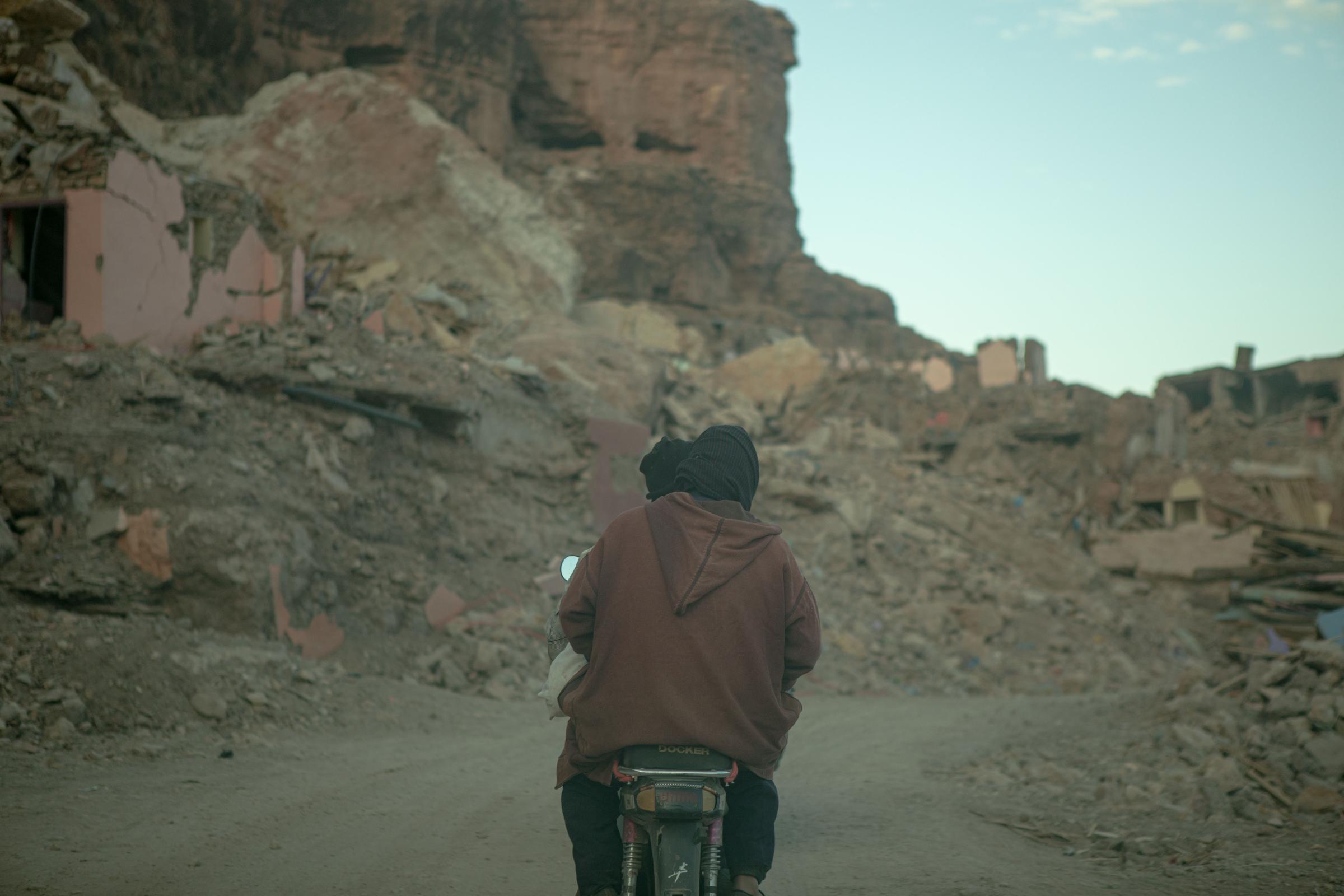 Standstill. The aftermath of the earthquake in Morocco - 