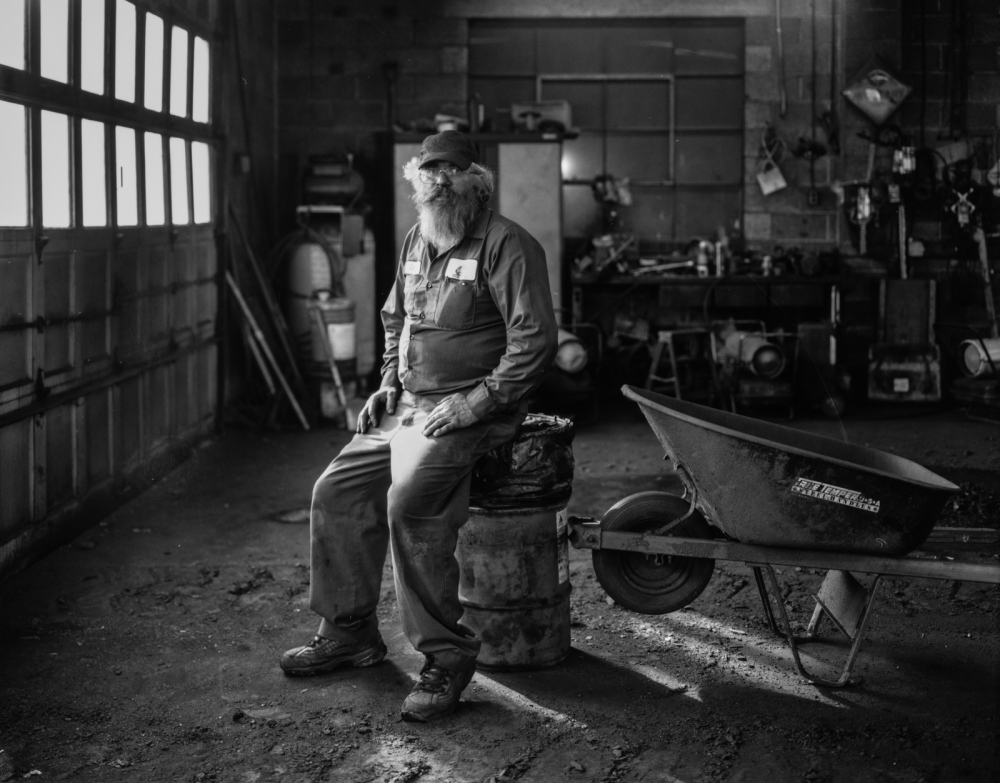 Image from The Portraits -   Larry, Superior Coal Breaker  