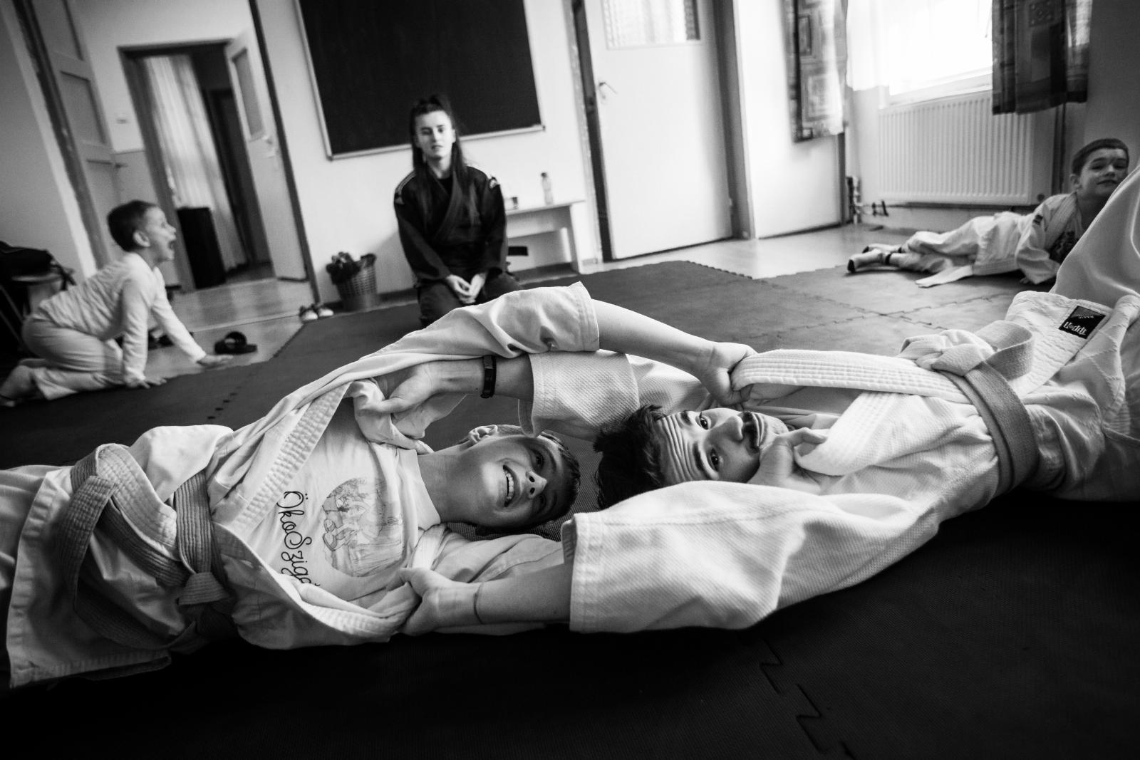Training at the association&...Eric; Baia Mare, March 3, 2023.