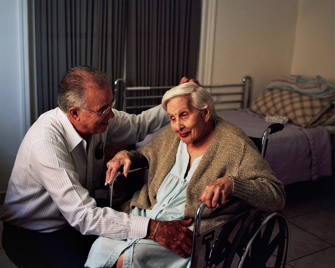 Caregivers -                 Pedro with his mother Estela, Miami, FL...