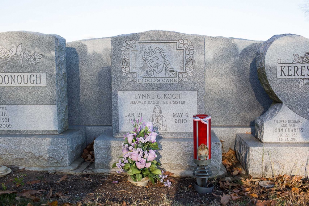 Lynne Kochs grave at Holy Cross... Steven." For CNN Digital 