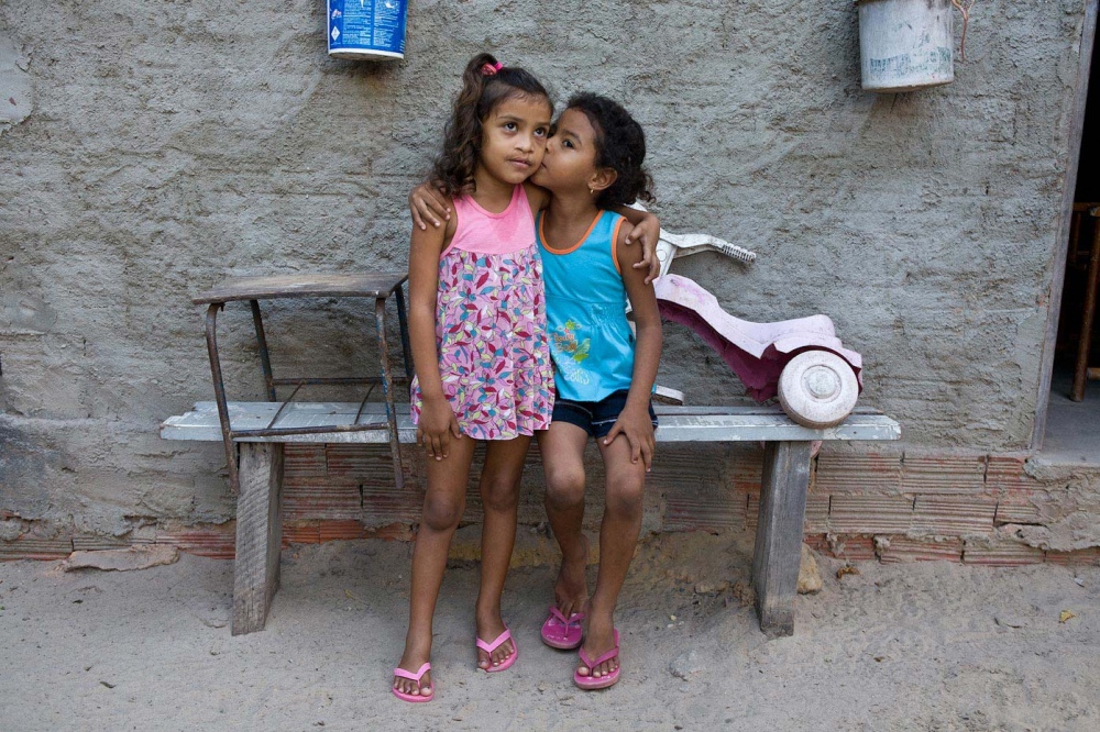 Image from Medical Missions - Evelyn receives a visit from a friend Aquiraz, Brazil,...