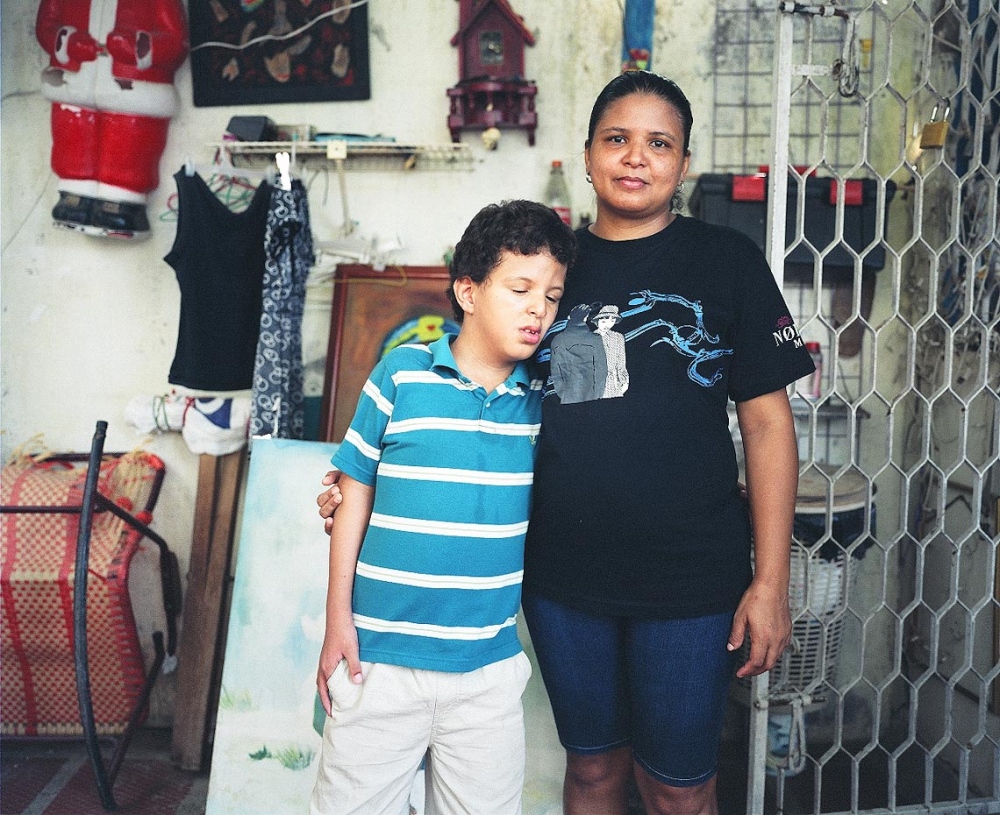 Medical Missions - Unaldo with his mother Nancy Santa Marta, Colombia, 2010...
