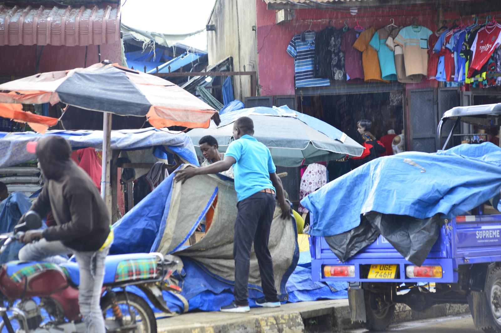 Effects of rain in market