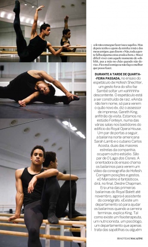   Noticias Magazine, Marcelino SambÃ© in London. February 2015.   