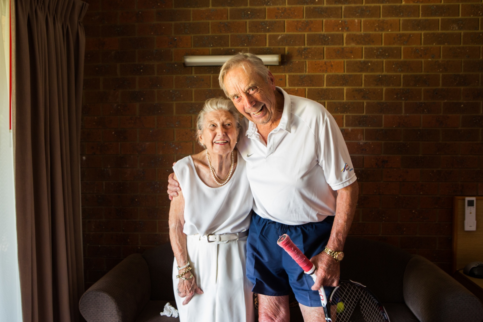 Recent Work - 92 year old Tennis player, Henry Young and his wife Madge...