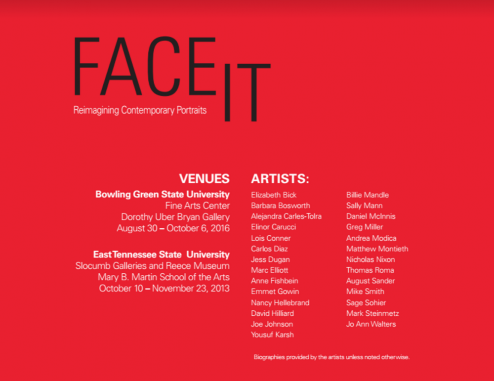 Thumbnail of "Face It" Remaining Contemporary Portraits Exhibition