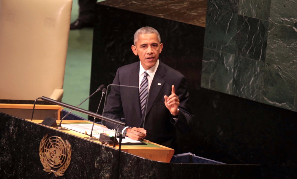 Photojournalism -   President Barack Obama address the 71th session of the...