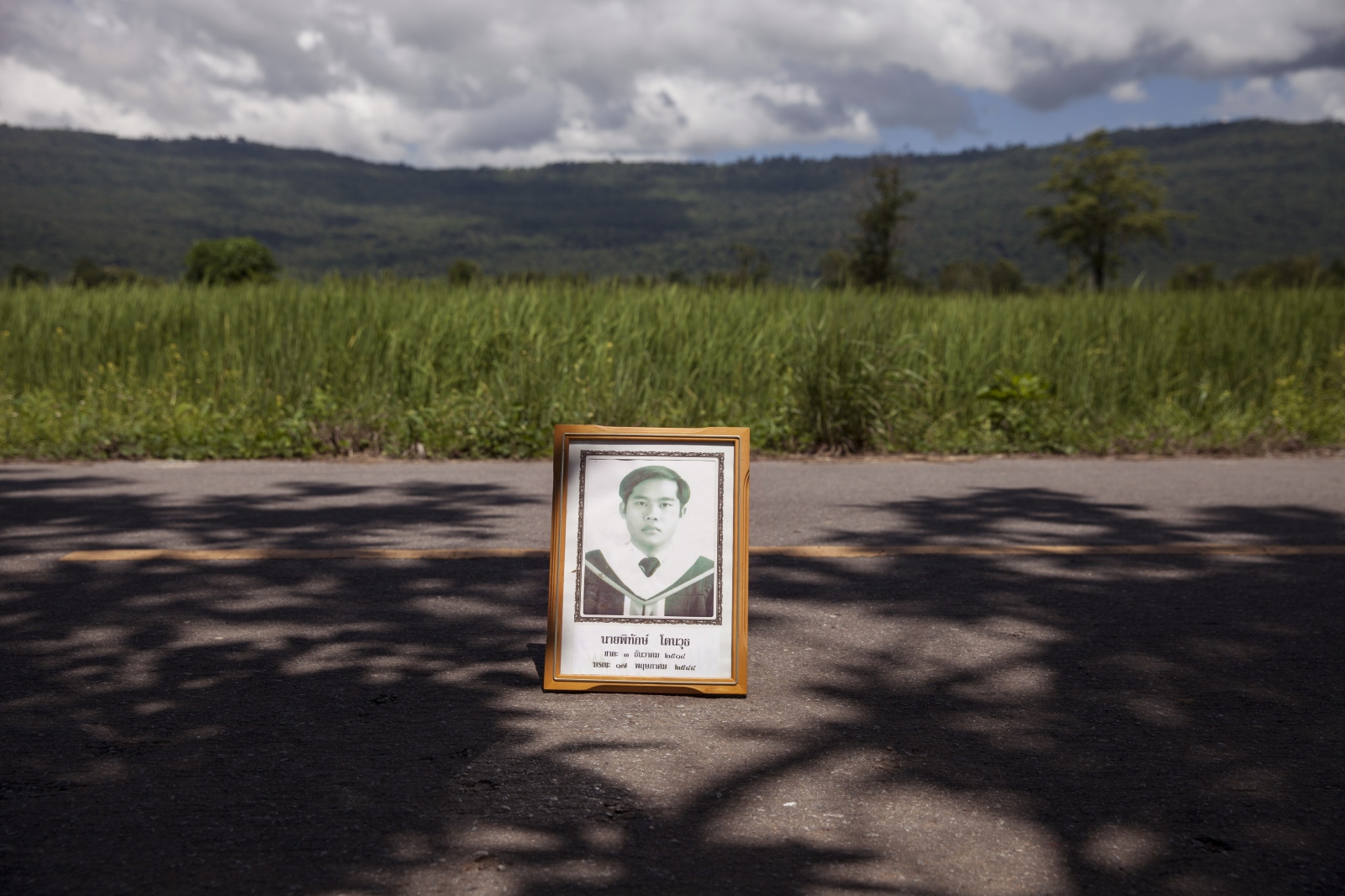 FOR THOSE WHO DIED TRYING -  Pitak Tonwut, 30, was shot dead close to his village on...