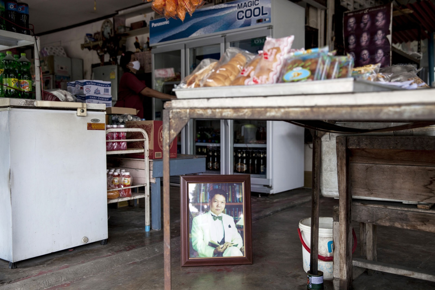 FOR THOSE WHO DIED TRYING -  Suwat Wongpiyasathit, 45, was shot dead inside a shop on...