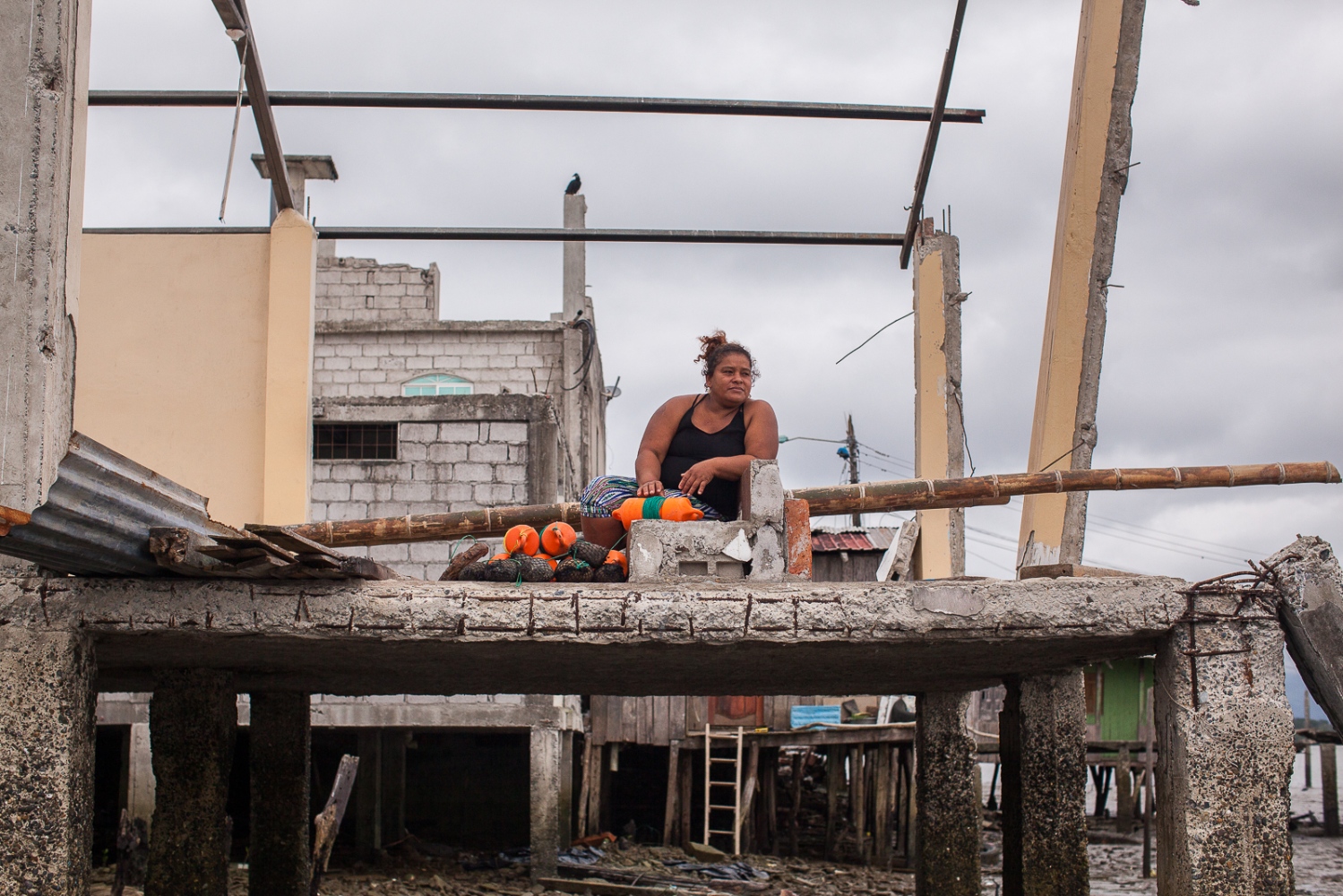 Afterquake - Maritza Madranda, 40, lives in Chamanga and lost her...