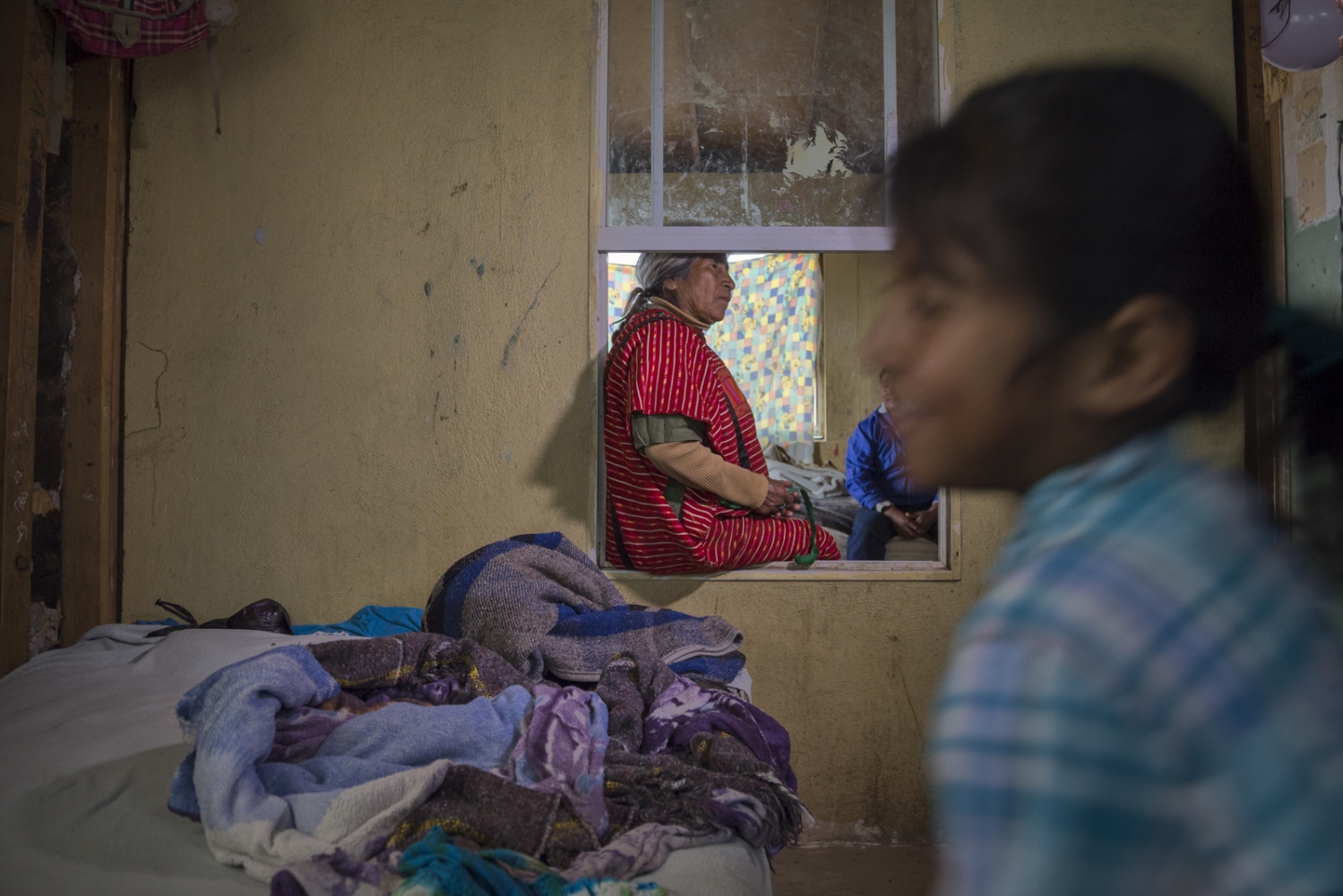 Francisca Ramirez at her daughterâ€™s house in San Quintin. Ramirez is originally from Oaxaca but...