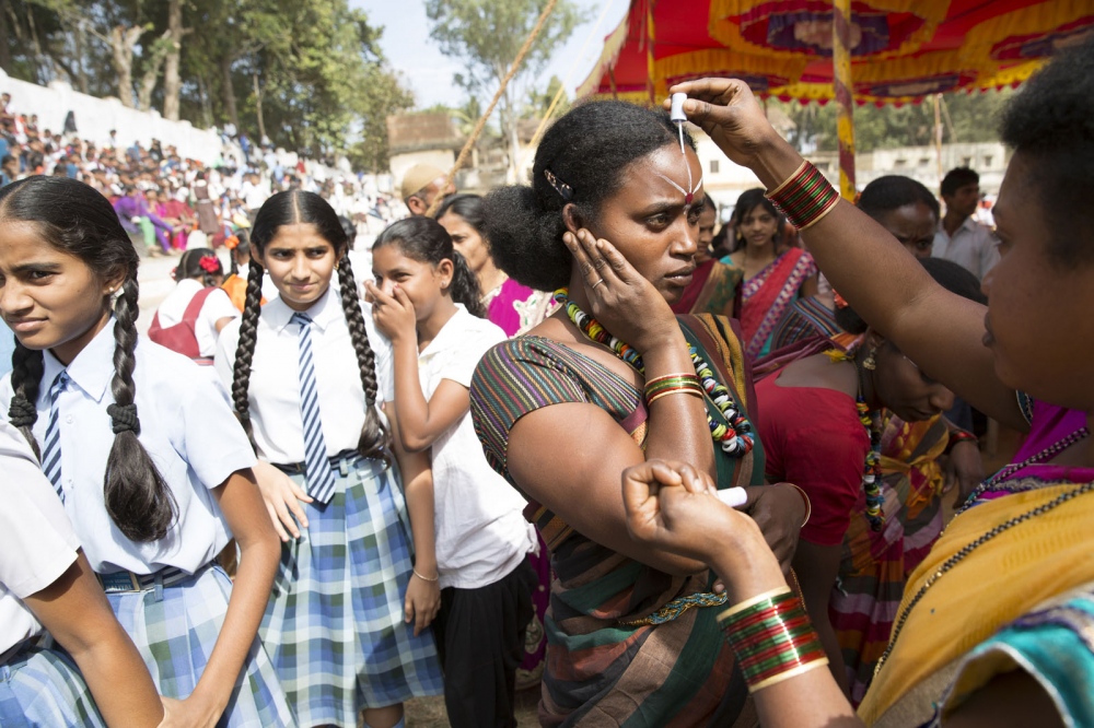 Image from SINGLES - At an Independence Day celebration a Sidi dance troupe...