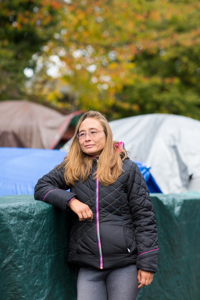Homeless Voters - Lori Perry, 39, Tent City 3, Seattle, Washington