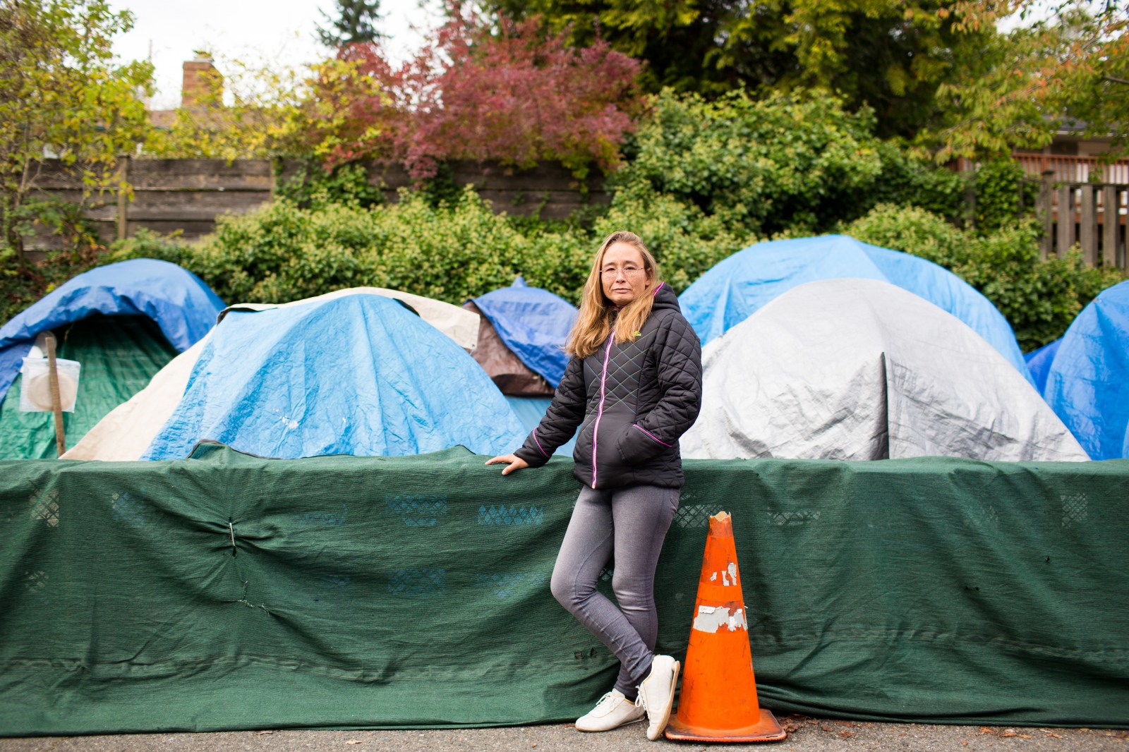 Homeless Voters - Lori Perry, 39, Tent City 3, Seattle, Washington