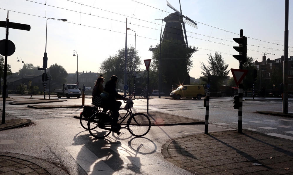 Image from Netherlands -                                 Cycling is a common and...