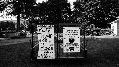 Image from Coal Towns - October 2016: Support for presidental candidate Donald...