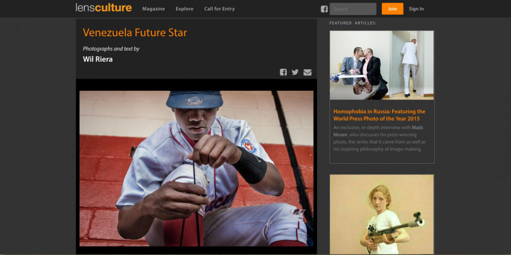I am happy to see my project Future Star featured today by LensCulture. Many thanks!
