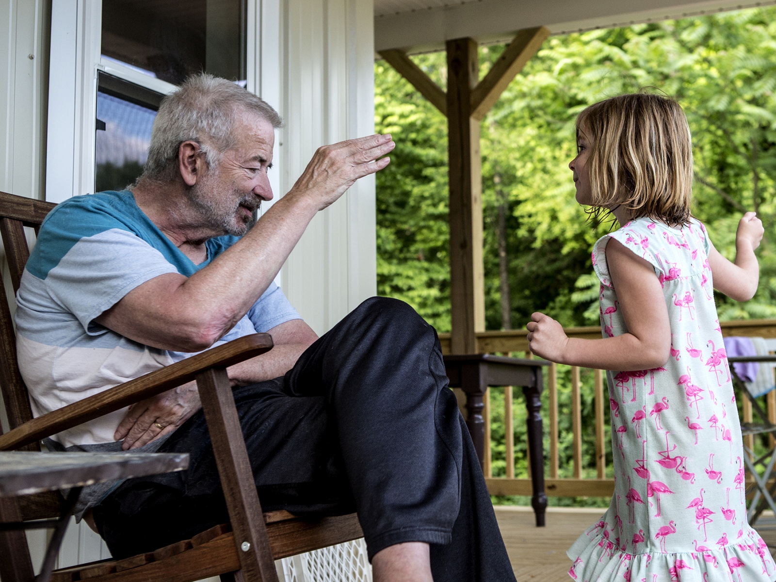Sandwiched In - Five-year-old Reese often loses patience with her Grandpa...