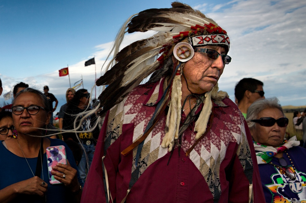 The Standing Rock Sioux Nation and 125 other tribes and supporters ...