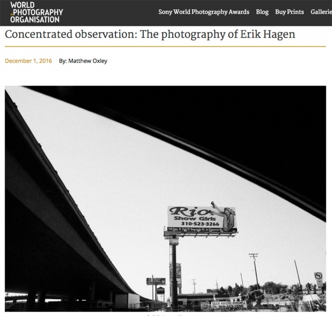 Interview on the World Photography Organization blog