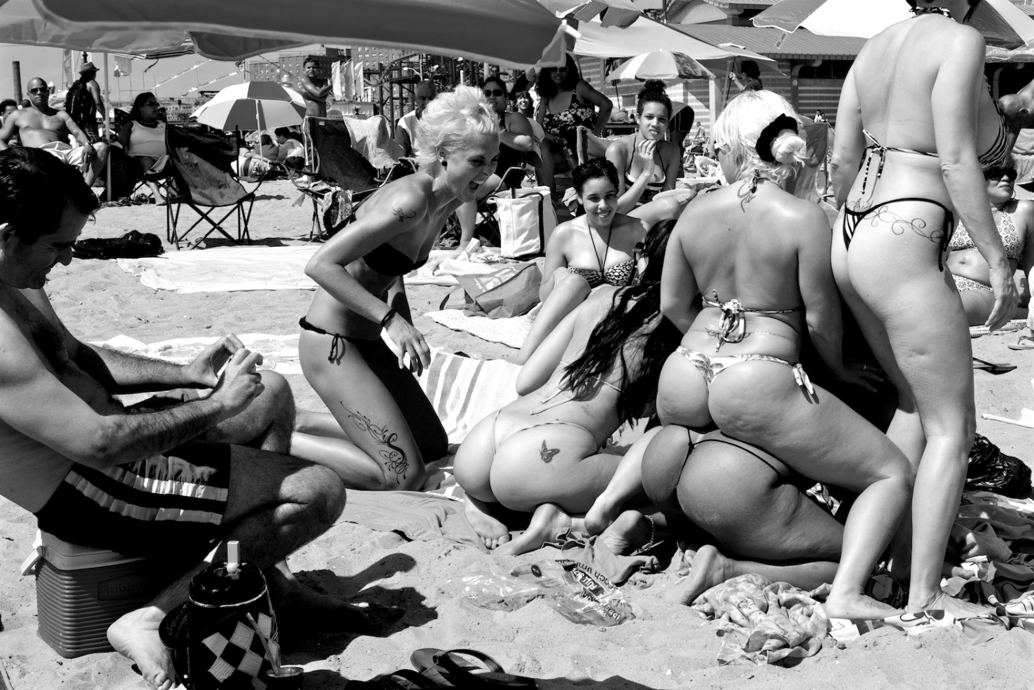 Coney Island, Revisited -  Butts, Butts and More Butts. Coney Island, NY, Summer 2011 