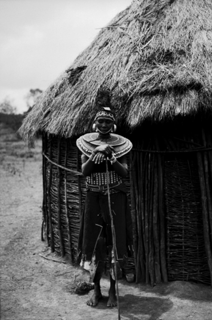  Lady by Her Hut, Mugie Ranch, Kenya, August 2002 