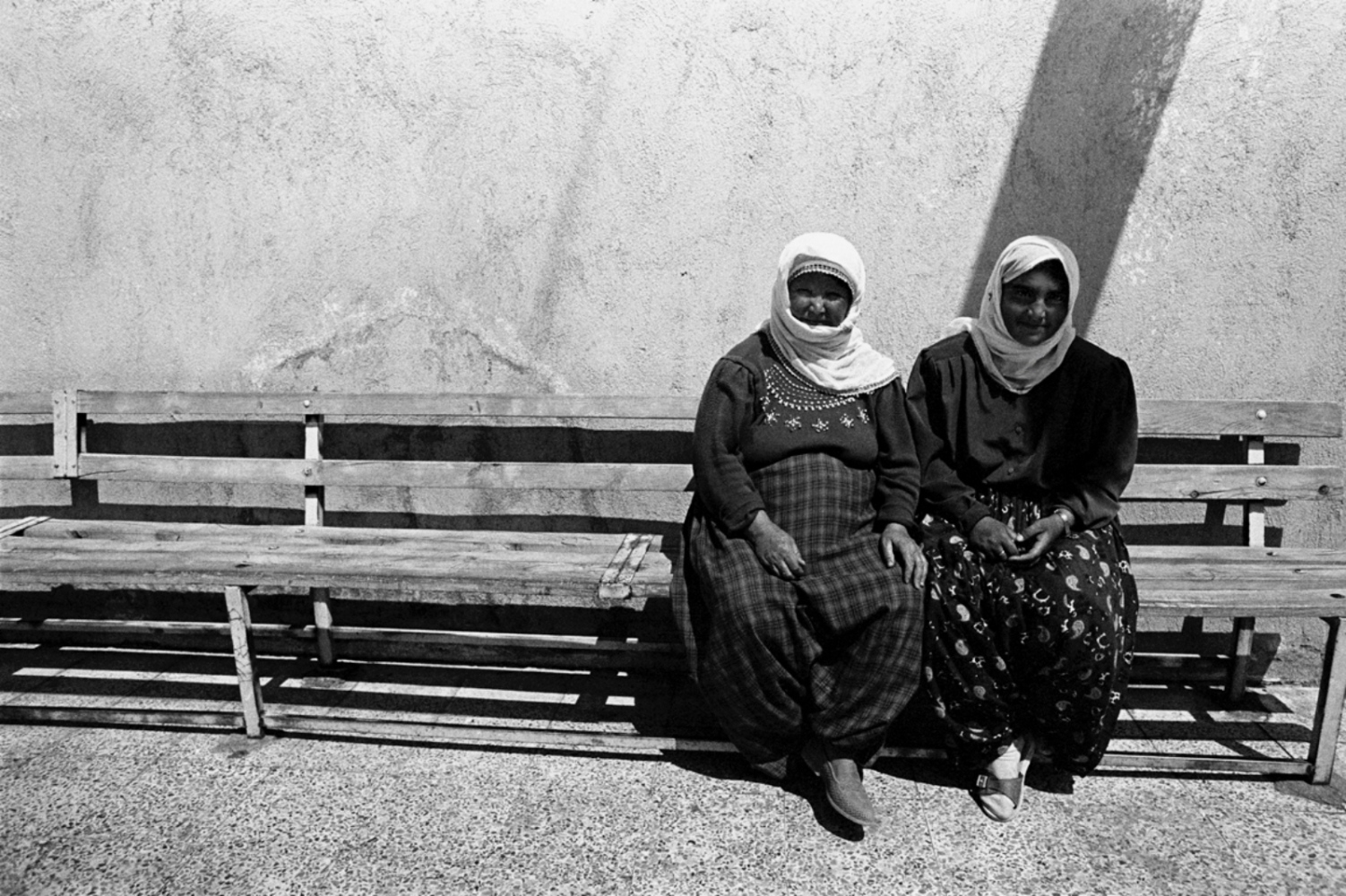 Turkey -  Two Women on Bench, Turkey, Summer 1997 