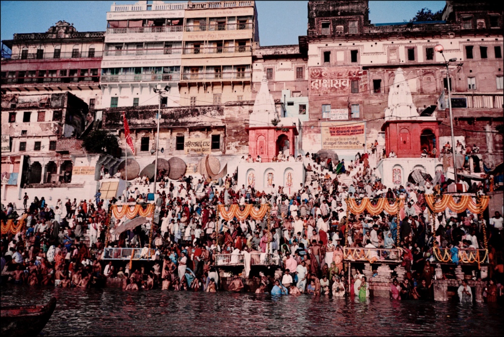  View of Varanasi, Varanasi, India, November 2003 