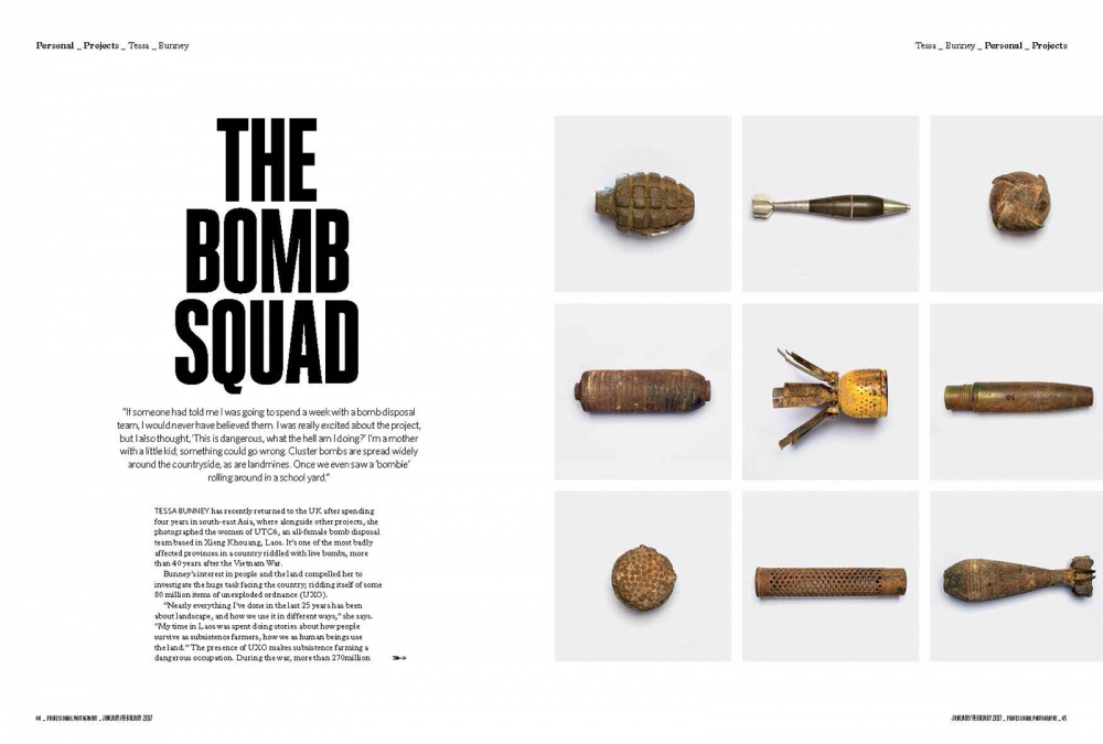 The Bomb Squad in Professional Photography Magazine (UK) Jan/Feb 2017