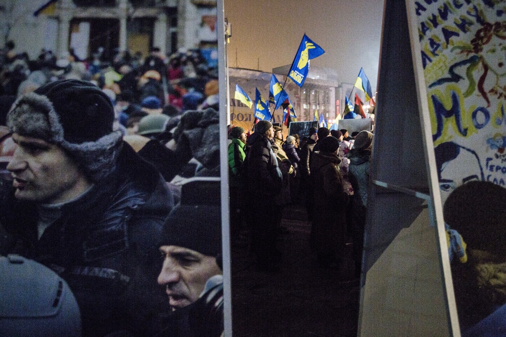  Commemoration for Bandera in Maidan square, 1 of January 2015 