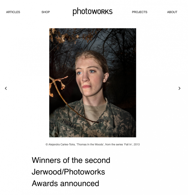 Thumbnail of Winner of the Jerwood / Photoworks Grant