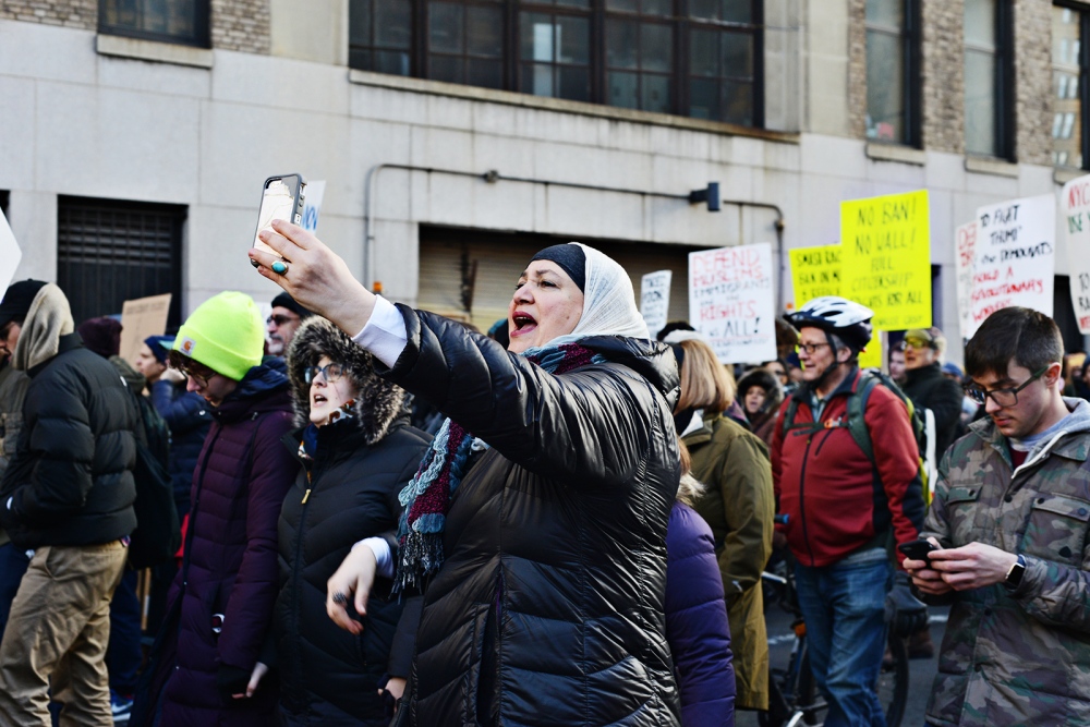 Image from Protest  - On January 29th, 2017, protestors in New York CIty take...