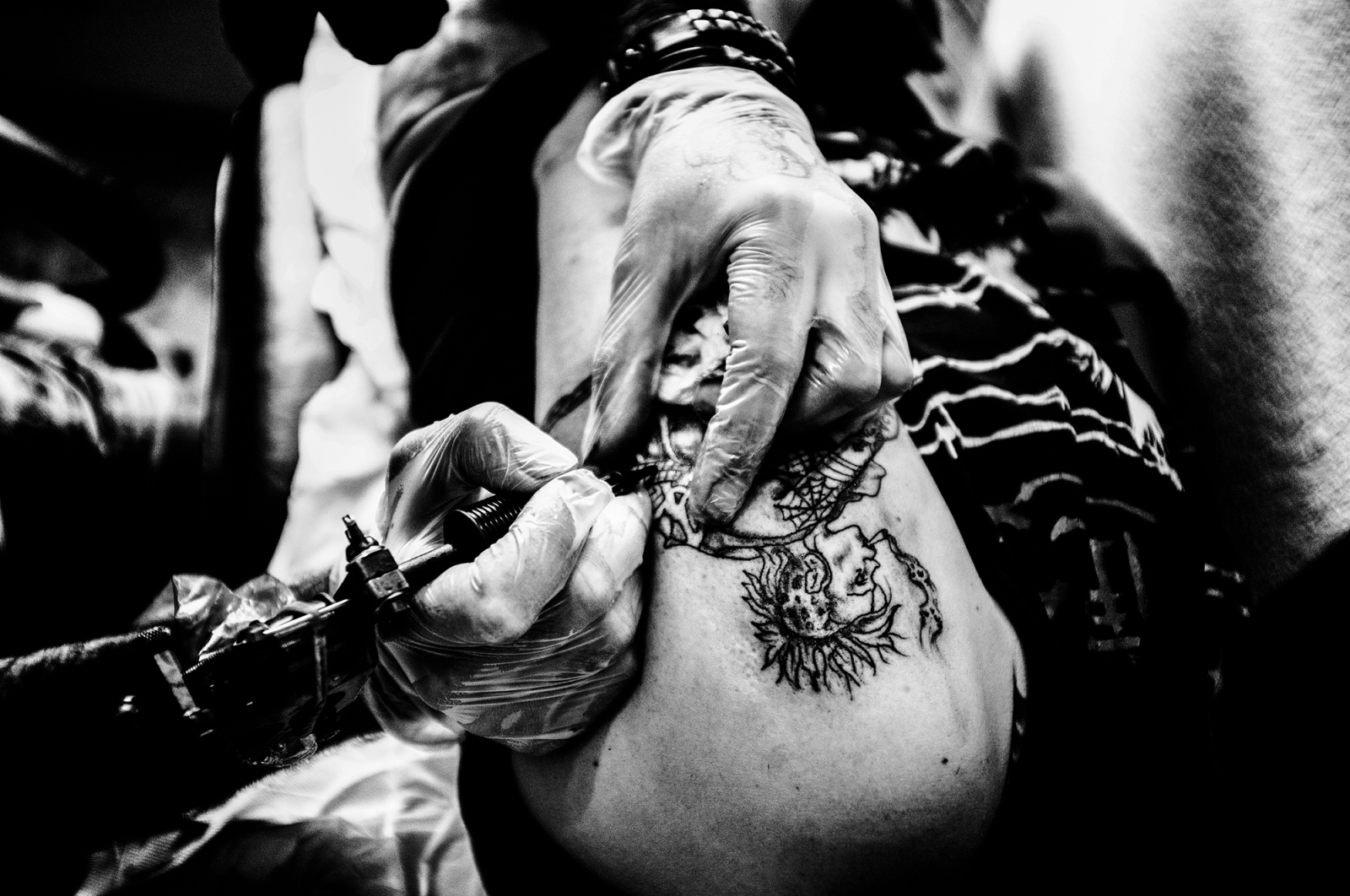 Revolt. The raw expression of revenge -  Tattoo session. 