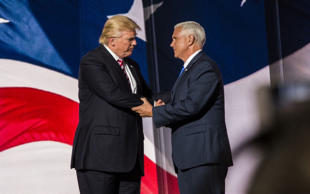 Image from The 2016 Republican National Convention - Republican Presidential nominee Donald Trump with his...