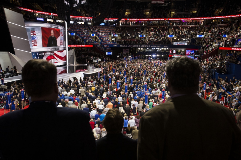 Image from The 2016 Republican National Convention - The crowd inside of the Republican National Convention....