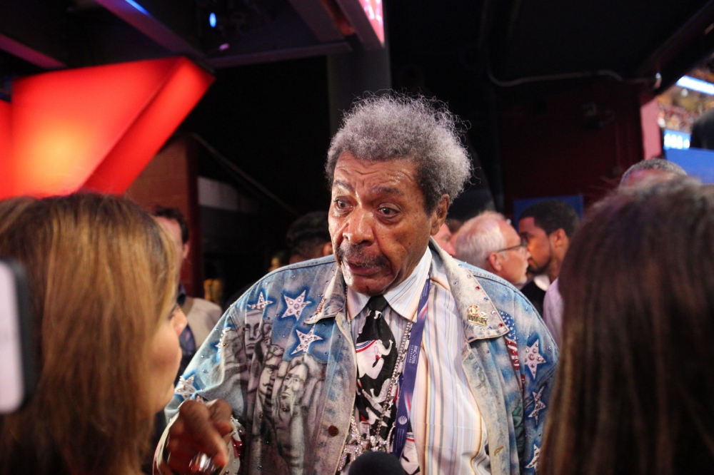 Image from The 2016 Republican National Convention - Former boxing promoter Don King at the Republican...