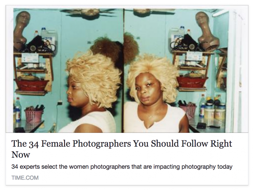 Women in Photography: 34 Voices from Around the World