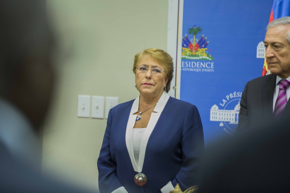 Image from Chile's President visits Haiti - ...