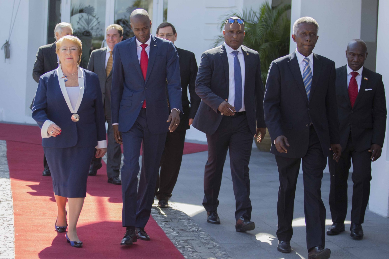 Chile's President visits Haiti