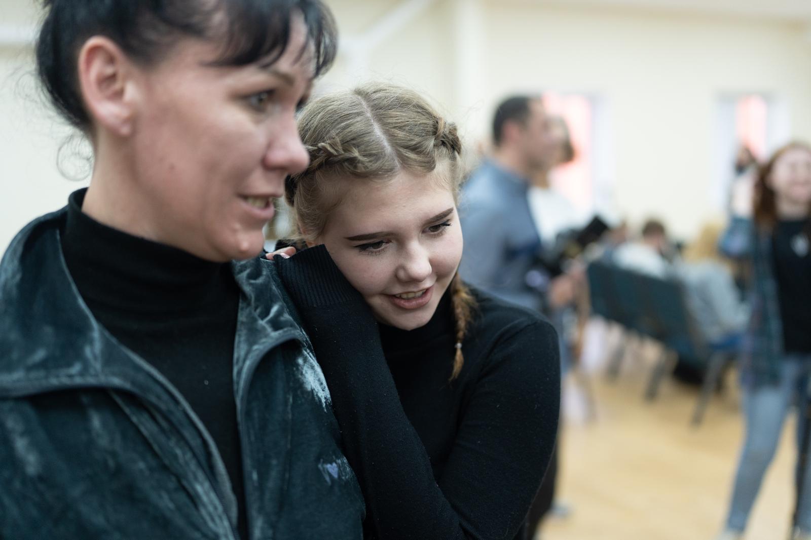 Svetlana with her daughter Yana...g the interview. 30 March 2023.