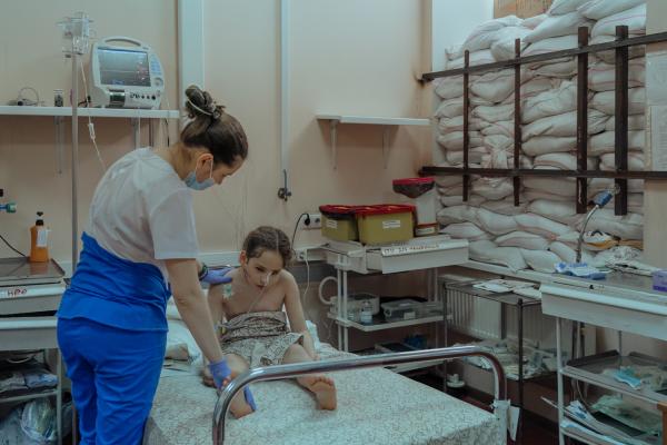 Image from Selected Works - In Ukraine’s Zaporizhzhia children’s hospital, Milena,...