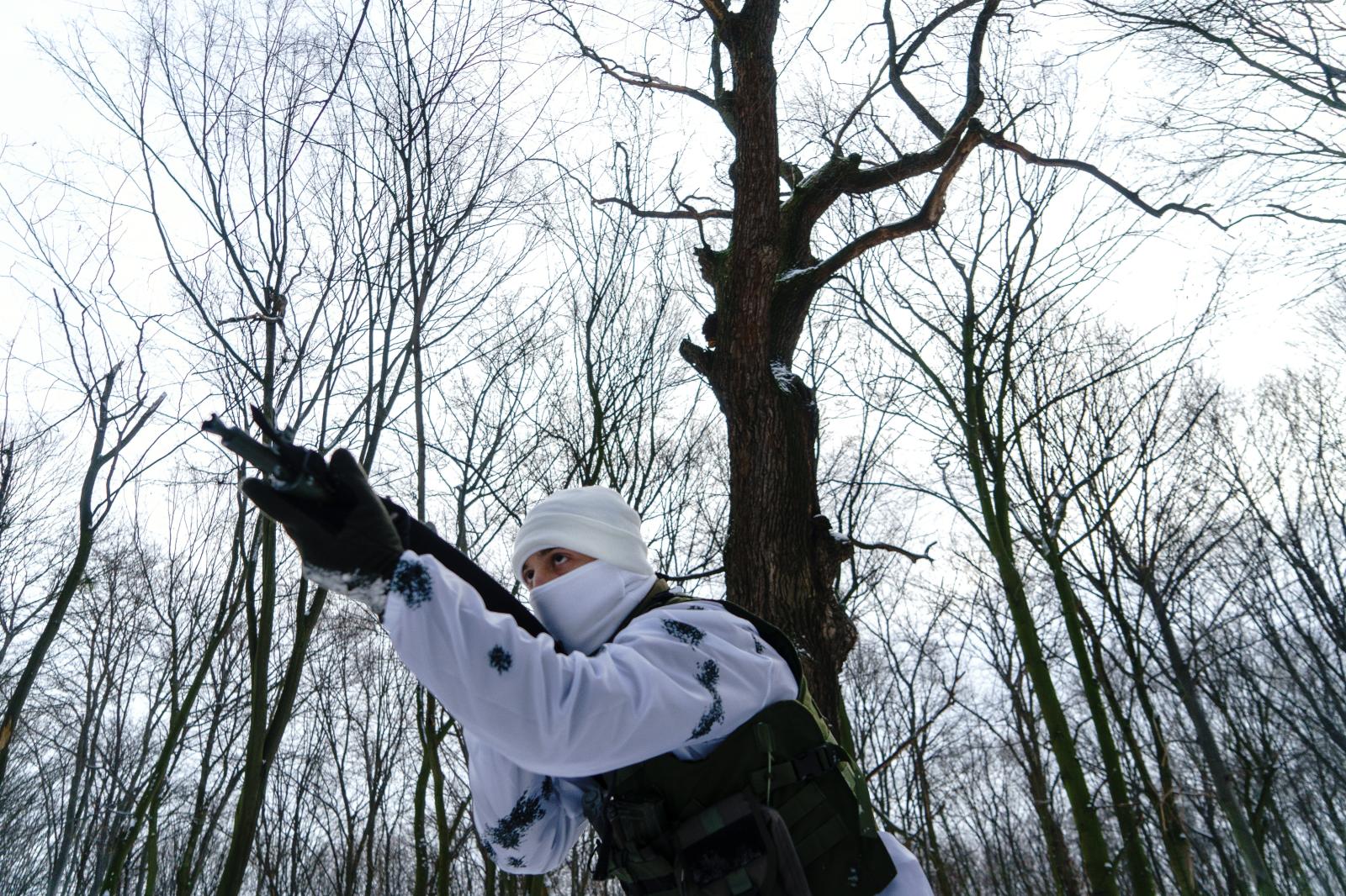 Territorial defence, Kyiv. Jan 22,2022. | Buy this image