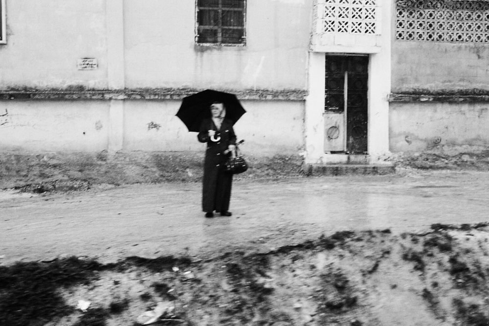 Women with Umbrella. North West Syria.